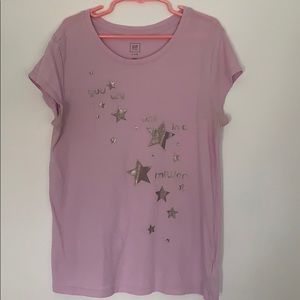 Purple t-shirt from gap